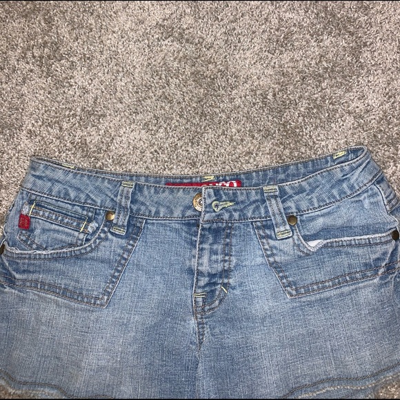 Bongo Juniors Blue Jean shorts size 7 - Picture 4 of 12